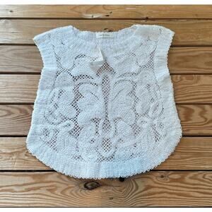 NWT Nare Moda Loose Knit Sweater Size Medium Women’s White